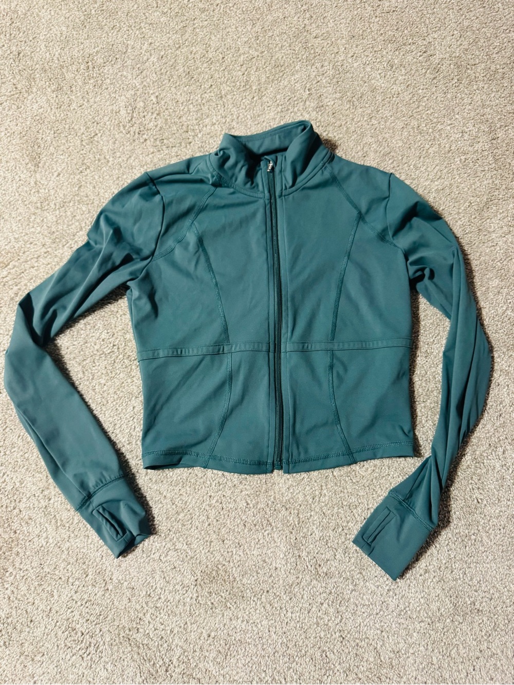 Arizona Jean Company Teal Zip-Up Active Jacket